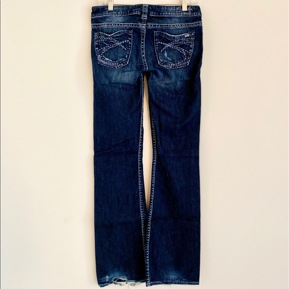 Silver Jeans Tuesday Style Darkwash/Distressed